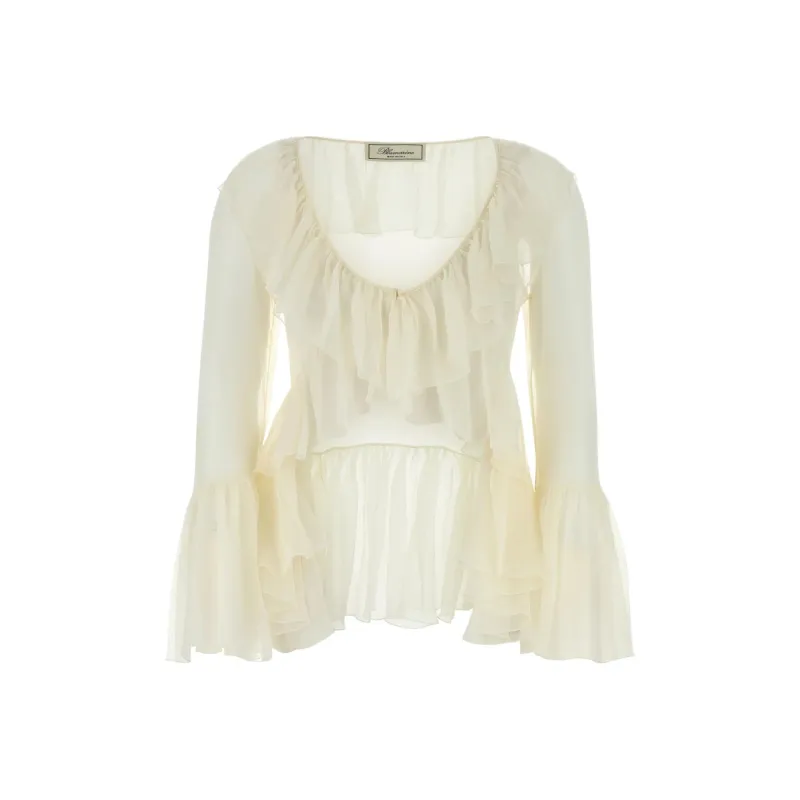 Blumarine Shirts Women's Ivory-0