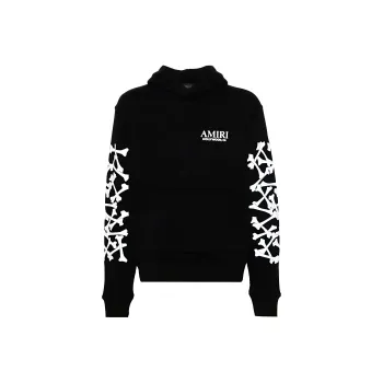 AMIRI Bones Stacked Hoodie 'Black'