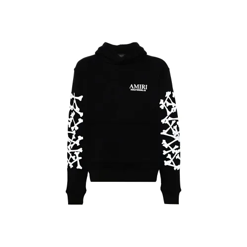 AMIRI Bones Stacked Hoodie 'Black'