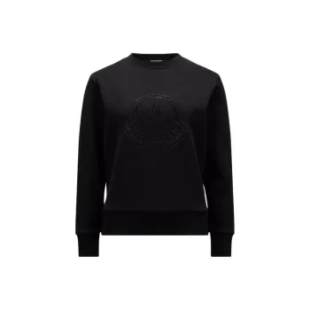 Moncler Logo Embellished Crewneck Sweatshirt
