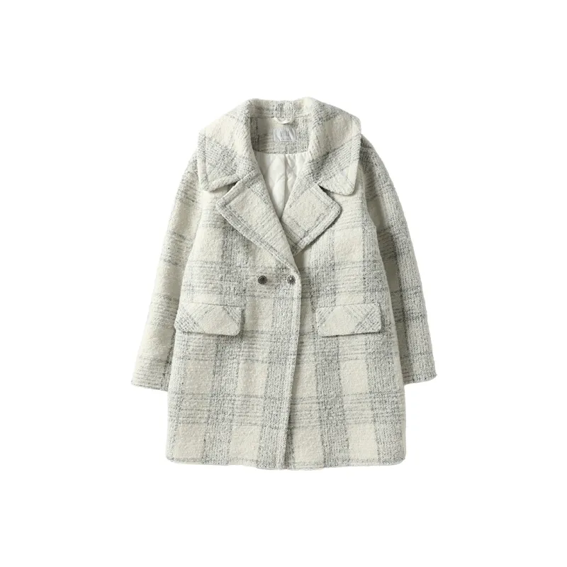 XIANGYING Coats Women's Beige-0