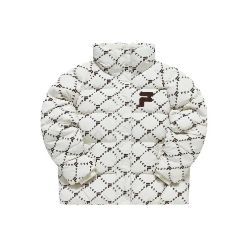 FILA FUSION QR Down Jacket Women's Imitation Antique White