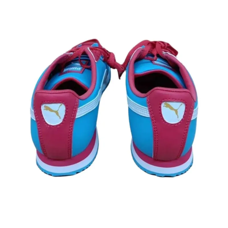 PUMA Roma Basic Cushioning, Wear Resistant Low Top Casual Shoes Men's Blue-2