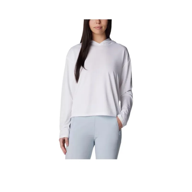Columbia Women's PFG Solar Stream™ Hoodie Sweatshirt Women's White-0