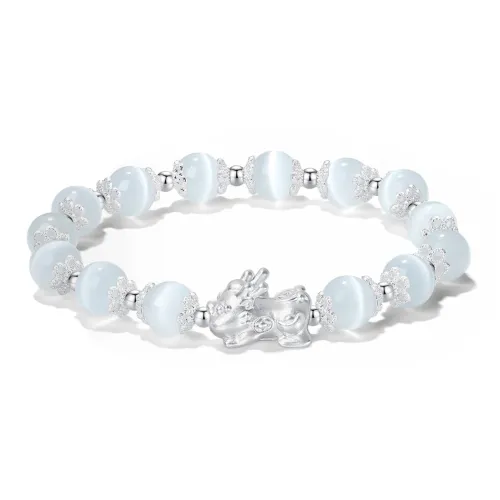 ZKY Glass Cat Eye Jade Bracelets Unisex