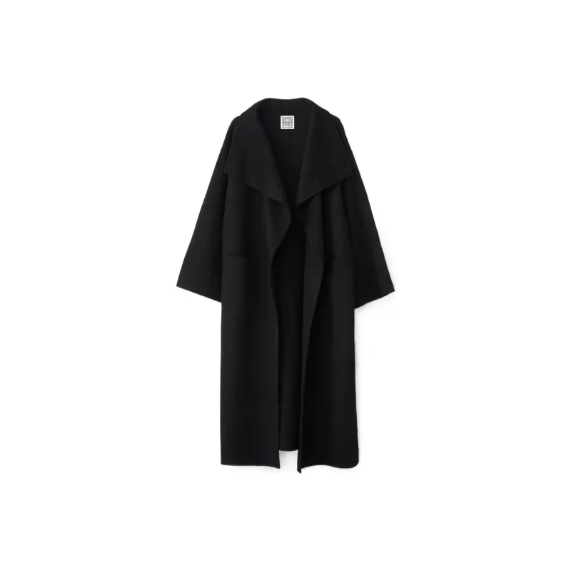 TOTEME Side Slit Draped Coat-0