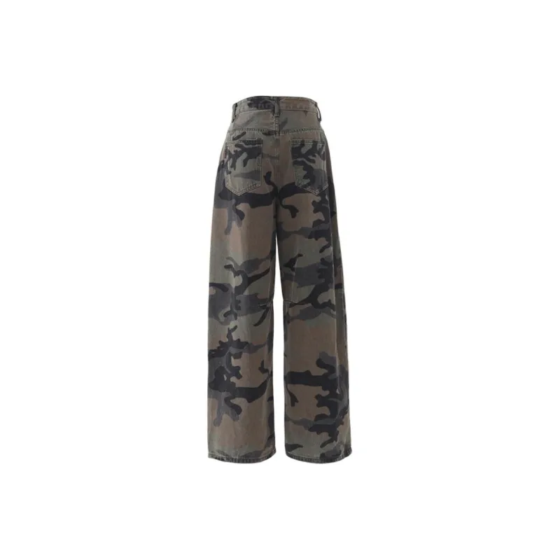 Wen Shan Jeans Women's Camouflage-1