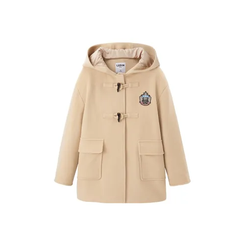 LEDIN Coats Women's Khaki In Stock