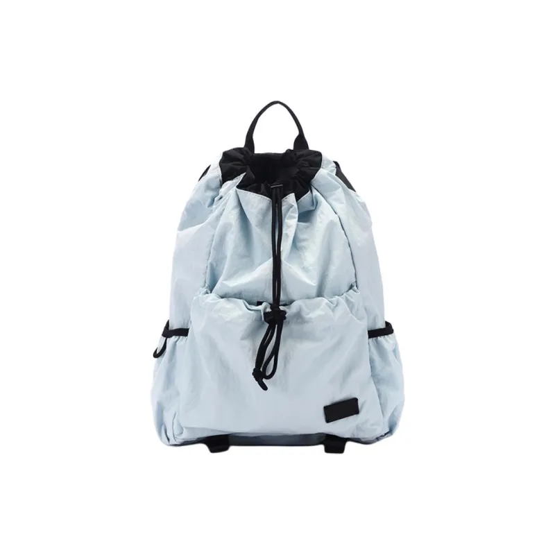 RED DRAGONFLY Fabric Backpack Unisex Black/Light Blue/Gray/Green-1