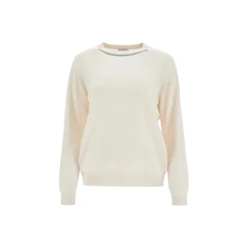 Brunello Cucinelli FW24 Cashmere Sweater Women's Gray