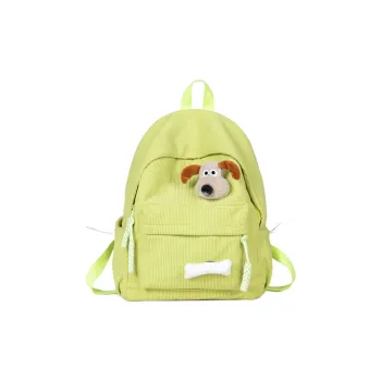 SUN EARTH &U Corduroy Backpack Unisex Multicolor