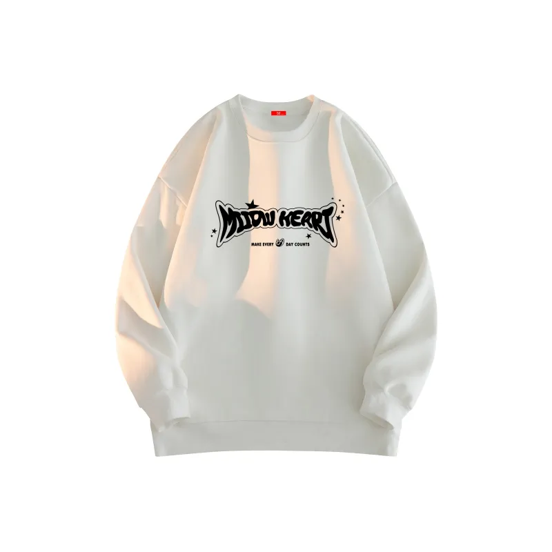 MIIOW Trend Party Series Sweatshirt Unisex Light Pink-15
