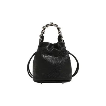 Yalu PU Handbag Women's Black/White/Silver