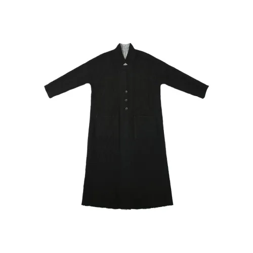 CLEANFLOW 블랙 여성 코트
