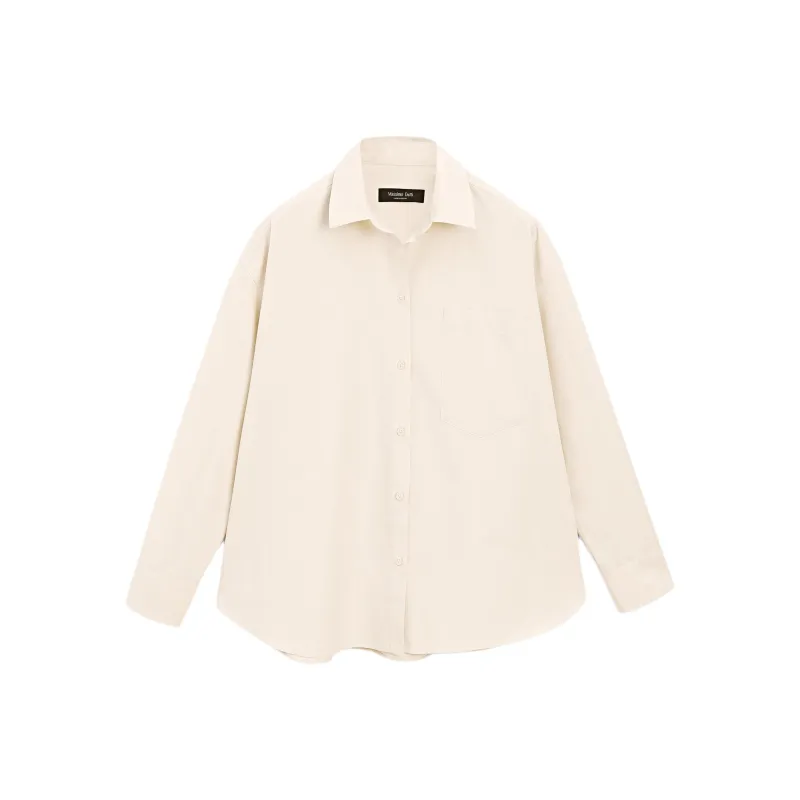 Massimo Dutti Shirt Women's Ecru-0