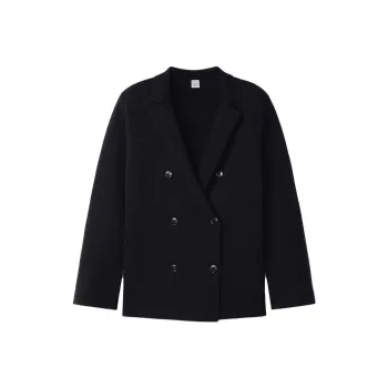 TOTEME Knitted Wool Blazer