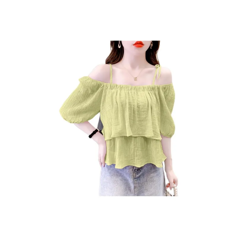 Mu Xiao Xin Chiffon Shirt Women's-3