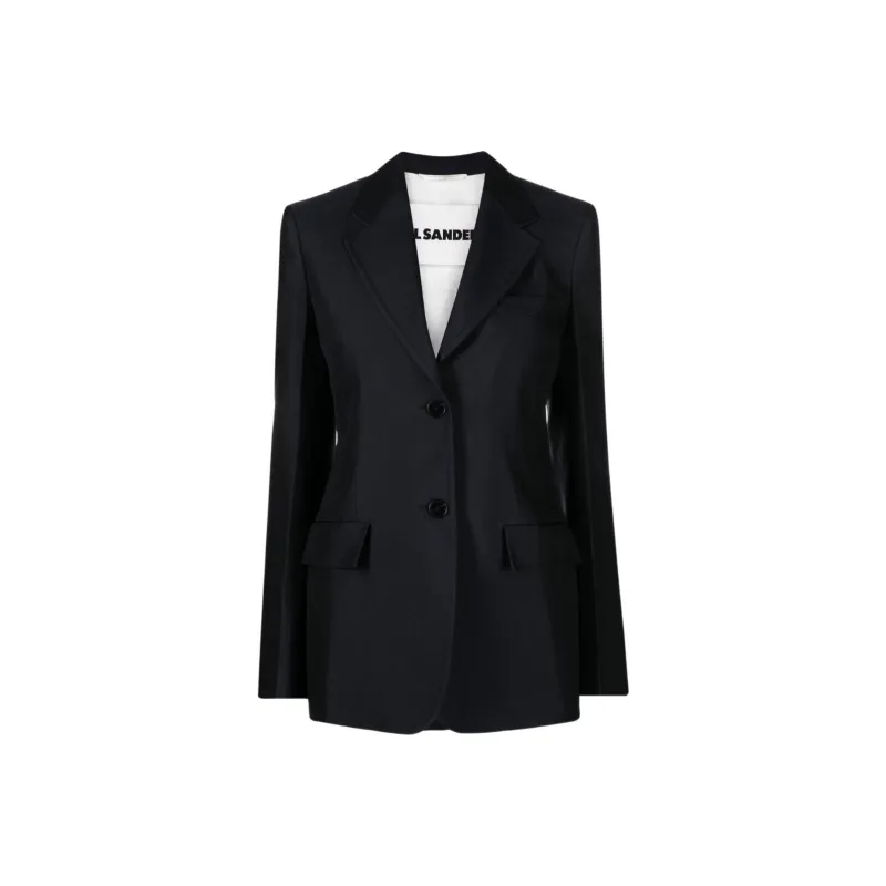 JIL SANDER Long Sleeved Single Breasted Blazer-0