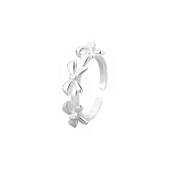 TAOHUAZHAOZHAO S925 Silver Hand Accessory Ring Women's