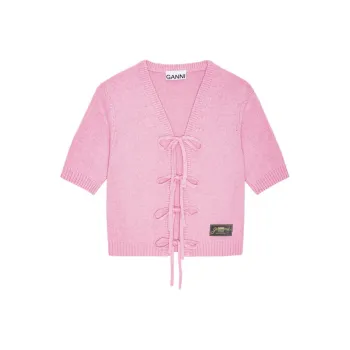 GANNI Short sleeve Cardigan