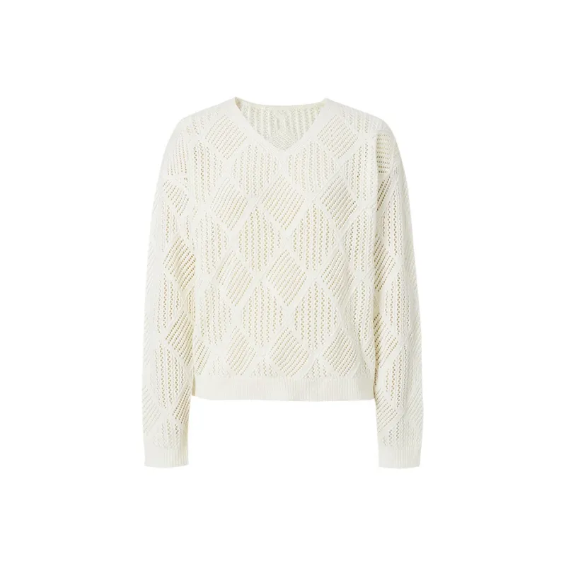Hopeshow Knitwear Women's Ecru 004-0