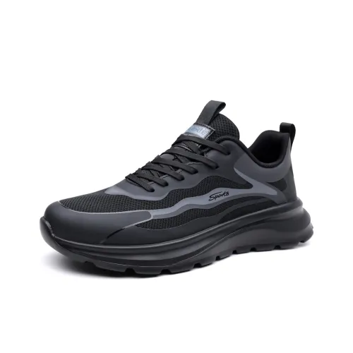 POPULAR ROUSE PR Cushioning, Slip Resistant, And Abrasion Resistant Low Top Casual Shoes Men's Black