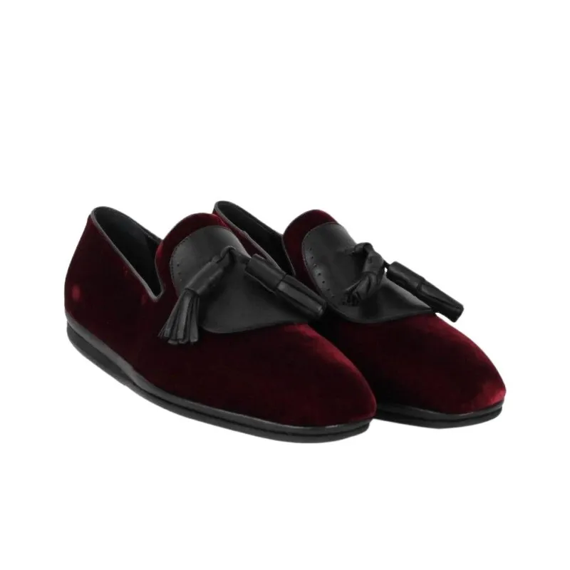 FERRAGAMO Finnegan Casual Shoes Men's Dark Red-2