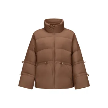Skechers Down Jacket Women's Coffee Brown