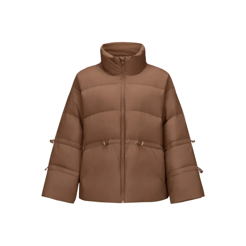 Skechers Down Jacket Women's Coffee Brown-0