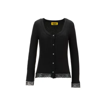 Onitsuka Tiger SS25 WS CARDIGAN Knitwear Women's Black