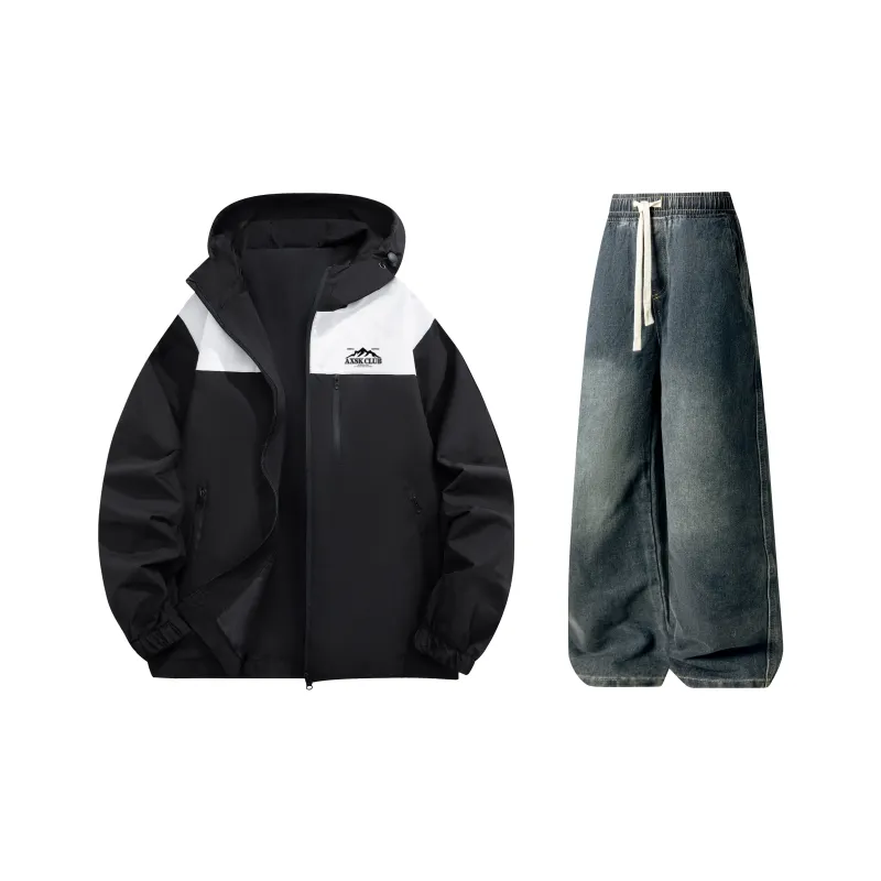 A.X.S.K Casual Sportswear Unisex Black-36
