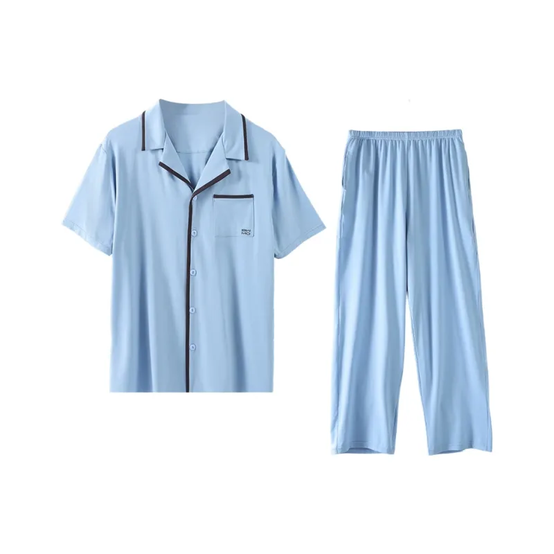 H YXIANG Men Pajama Sets-6