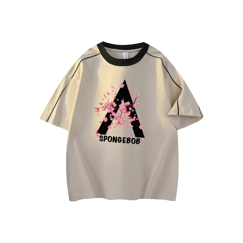 SPONGEBOB SQUAREPANTS Short Sleeved T Shirts Unisex-4