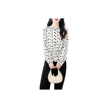 Yi Mengyuan Long Sleeved Silk Shirt Women's
