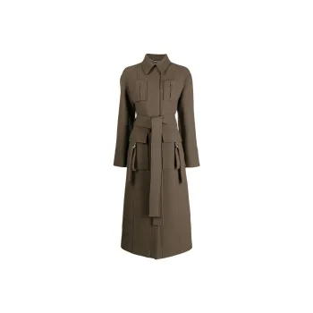 Blumarine Coats Women's Brown