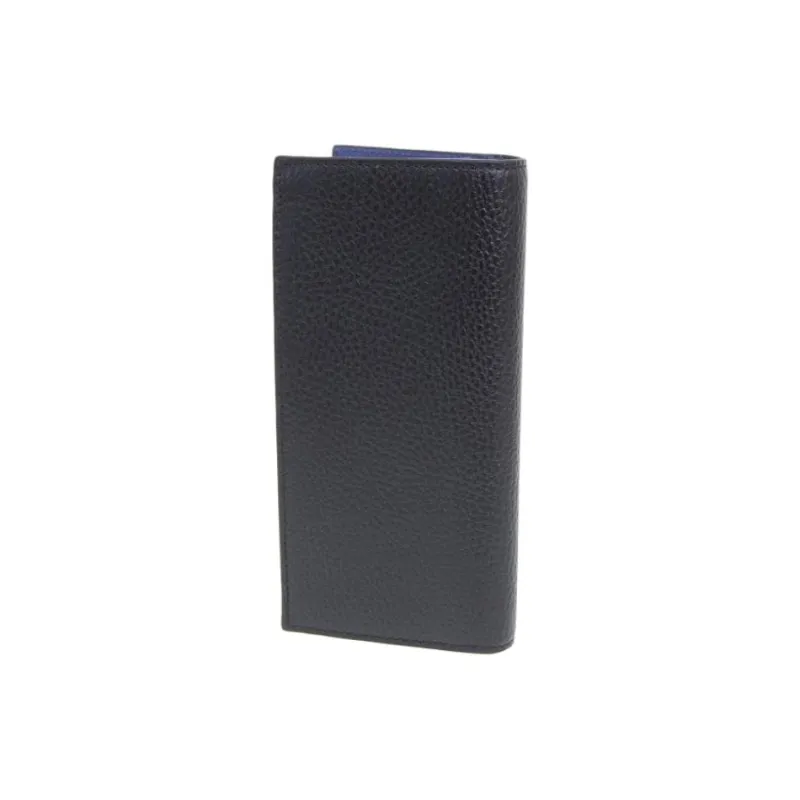 GUCCI Leather Wallet Men's Black & Blue-2