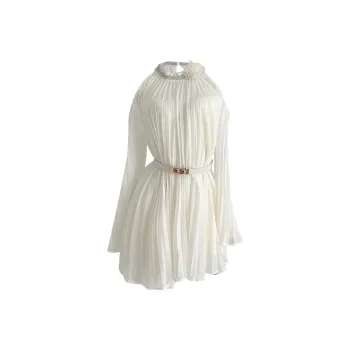 Icicofficial Chiffon Shirt Women's White