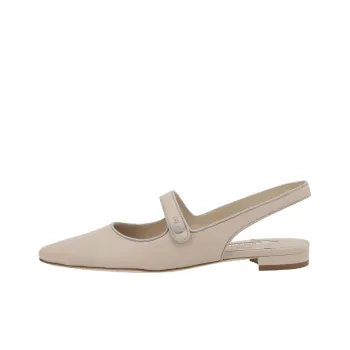 MANOLO BLAHNIK Campariflatsli Casual Single Shoes Women's Pink