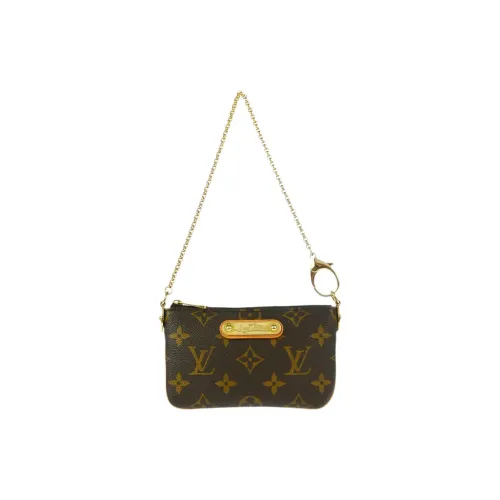 LOUIS VUITTON 2008 Monogram Pochette Milla Pm Clutch Bag
