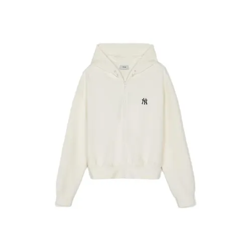 MLB Basic Collection New York Yankees Jackets Coats Women's Cream