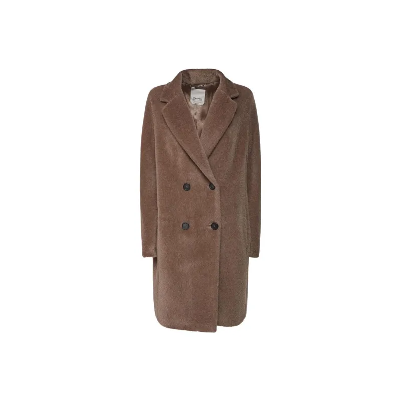 'S MAX MARA Double Breasted Long Sleeved Coat-0