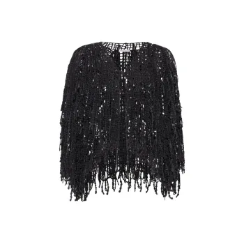 Brunello Cucinelli Dazzling Cascade Cardigan