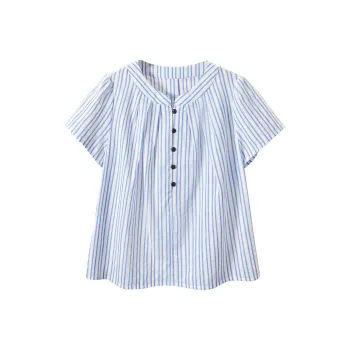 TOUCH Shirt Women's Blue Stripes