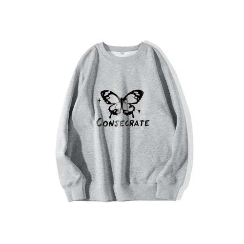 MJ STYLE Sweatshirt Unisex Gray