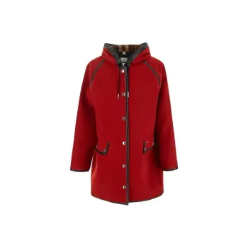 Burberry Coats Women's Red