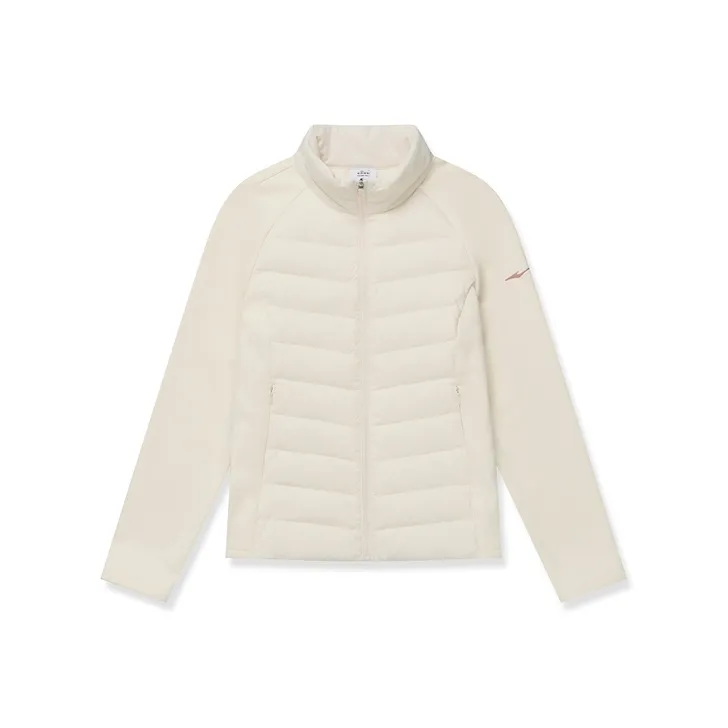Erke Down Jacket Women's Cheese White-0