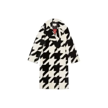 GUCCI Coats Women's Black/White