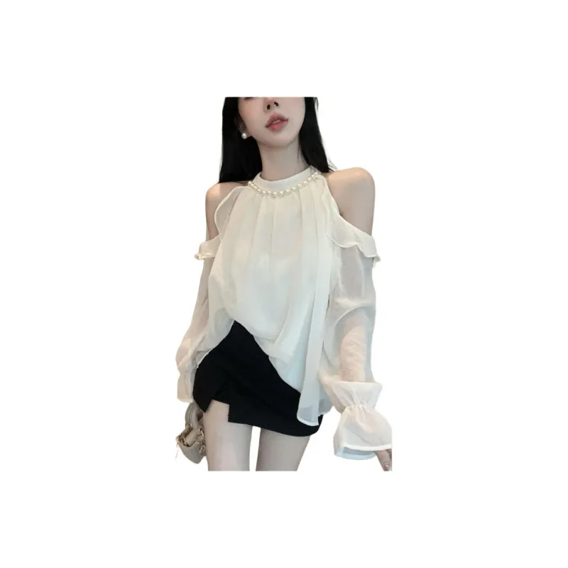 The Temptation Of The Muse Shirt Women's Apricot-0