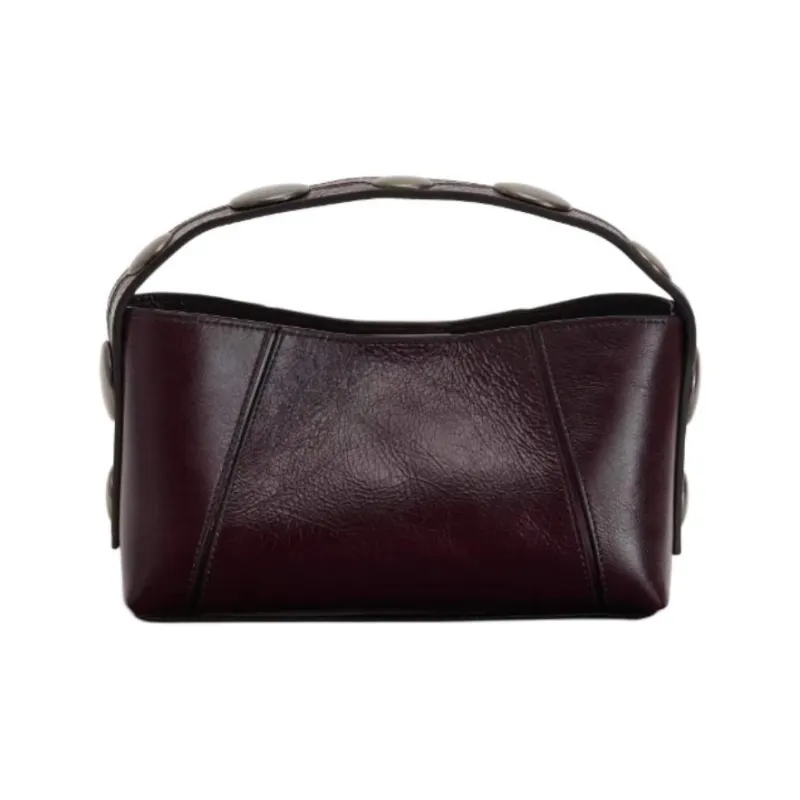 ZARA Cow Leather Handbag Mini Women's Light Purple-0