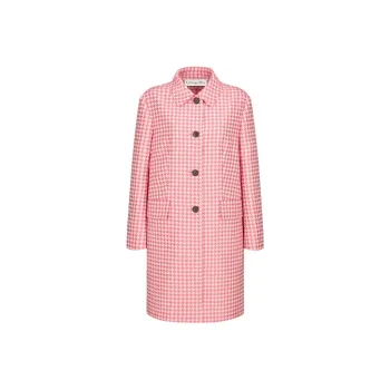 DIOR Quarterly New Products Coats Women's Peony Pink